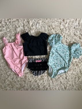 Three Toddler Bathing Suits, like new